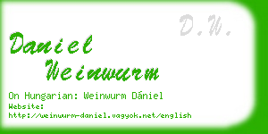 daniel weinwurm business card